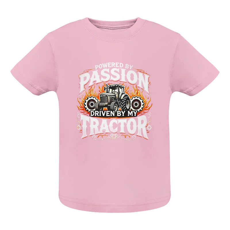 Powered By Passion Driven By My Tractor 1 - Infant Fine Jersey Tee