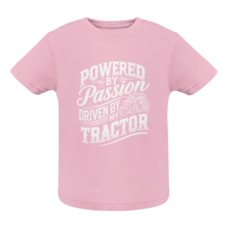 Image of Powered By Passion Driven By My Tractor 2 - Infant Fine Jersey Tee