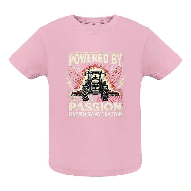 Powered By Passion Driven By My Tractor 4 - Infant Fine Jersey Tee