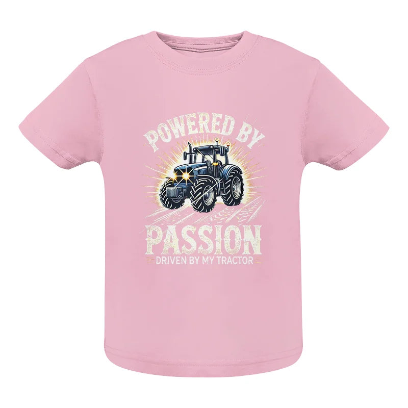 Powered By Passion Driven By My Tractor - Infant Fine Jersey Tee