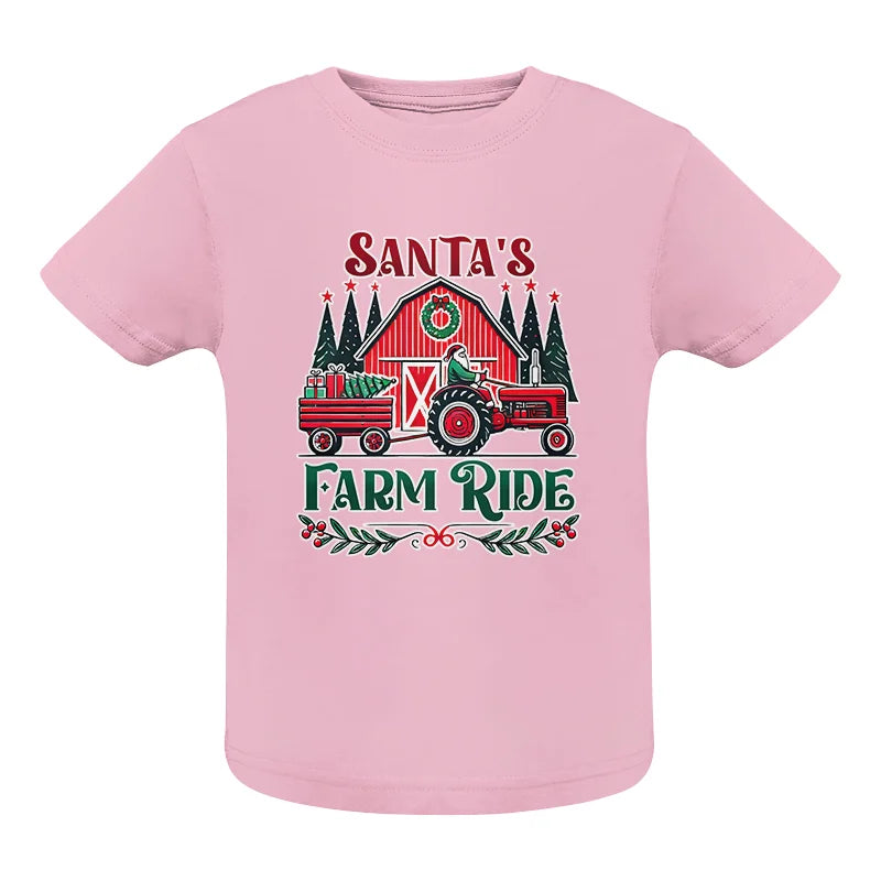 Image of Santa's Farm Ride 1 - Infant Fine Jersey Tee