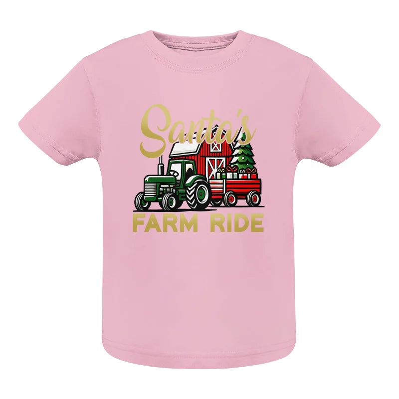 Image of Santa's Farm Ride 2 - Infant Fine Jersey Tee