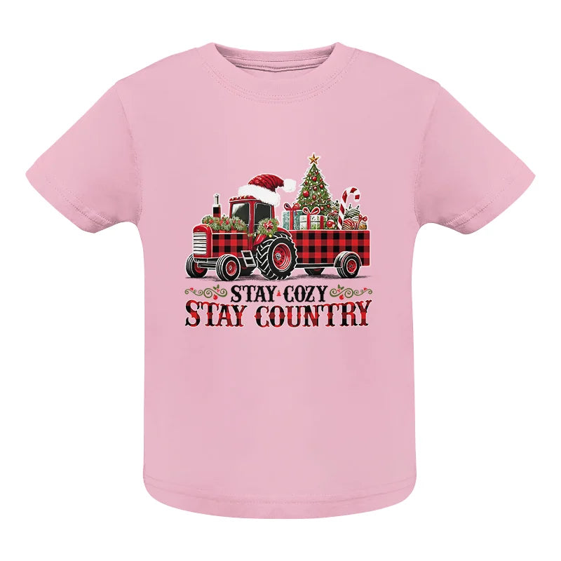 Image of Stay Cozy Stay Country - Infant Fine Jersey Tee