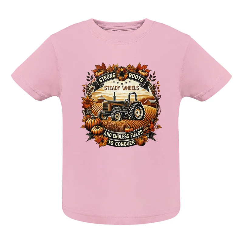 Thanksgiving Farmer Endless Fields To Conquer 1 - Infant Fine Jersey Tee