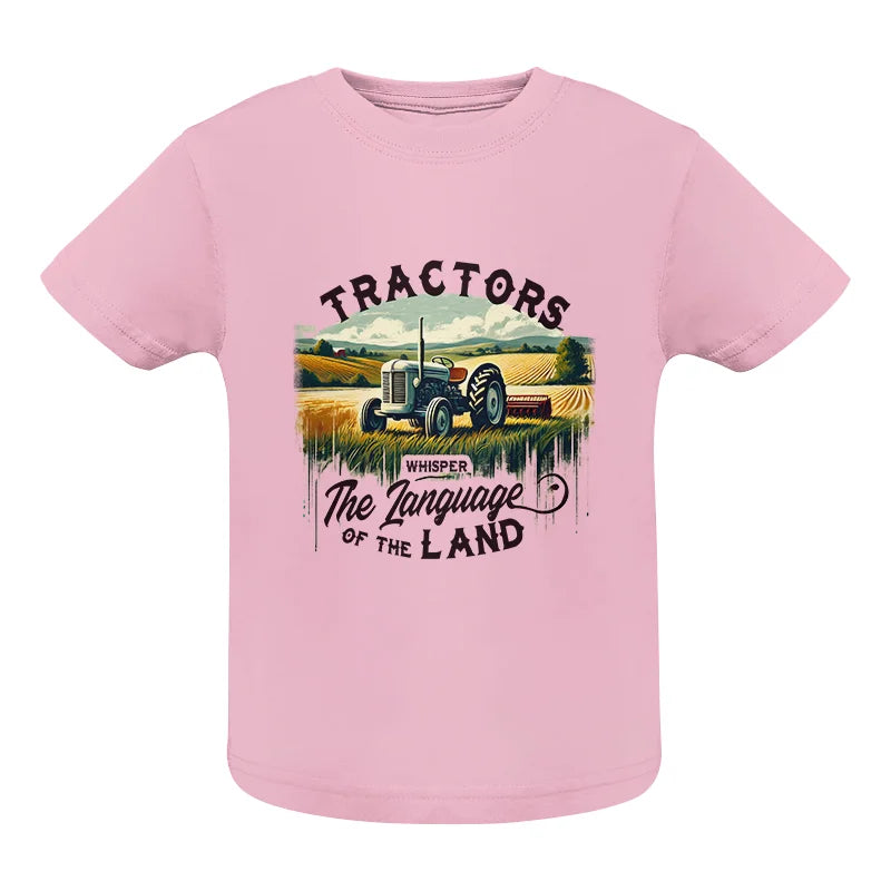 Image of Tractors Whisper The Language Of The Land 2 - Infant Fine Jersey Tee