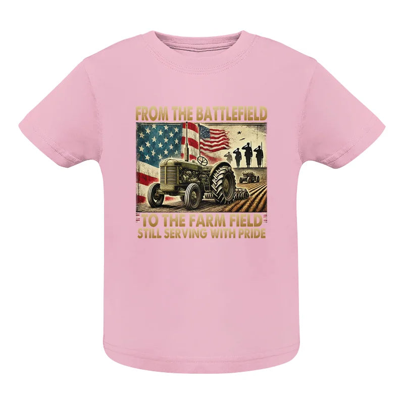 Veteran Farmer From The Battlefield To The Farm Field 1 - Infant Fine Jersey Tee