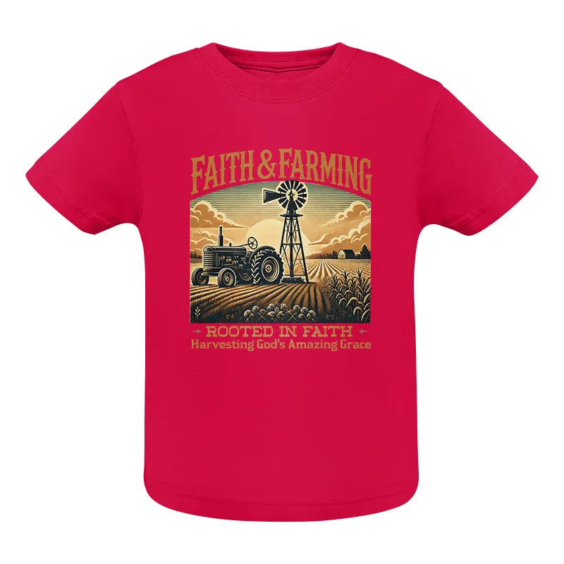 Faith And Farming 3 - Infant Fine Jersey Tee