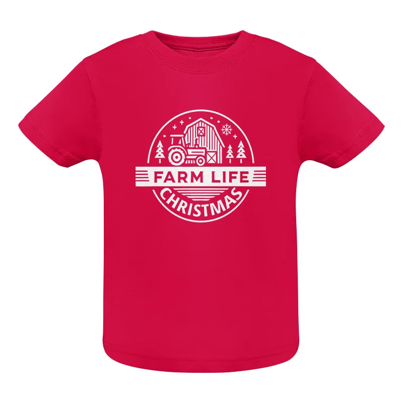 Image of Farm Life Christmas 1 - Infant Fine Jersey Tee