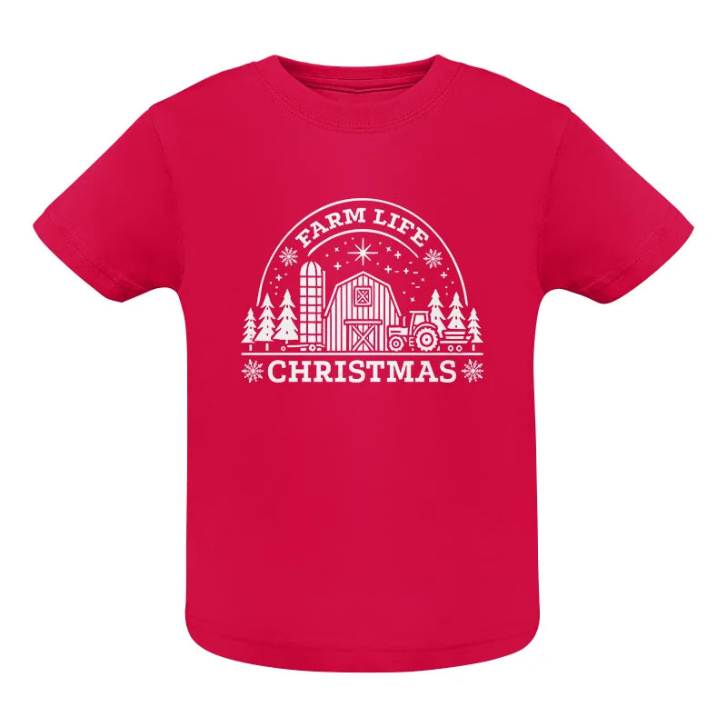 Image of Farm Life Christmas 4 - Infant Fine Jersey Tee