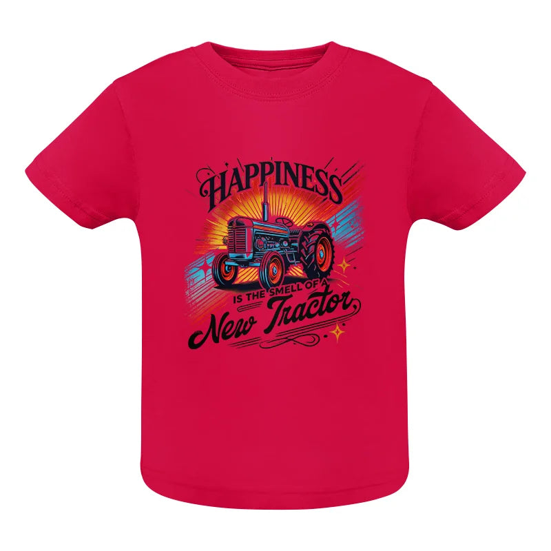 Happiness Is The Smell Of A New Tractor - Infant Fine Jersey Tee