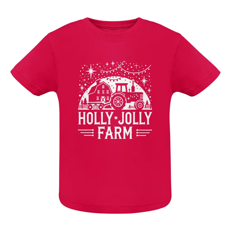 Image of Holly Jolly Farm 2 - Infant Fine Jersey Tee