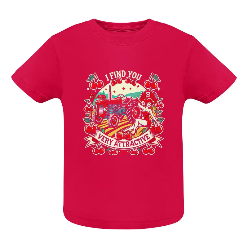 Image of I Find You Very Attractive Red Cherry - Infant Fine Jersey Tee