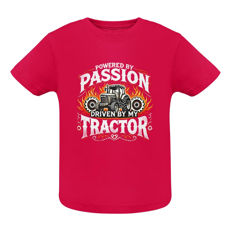 Powered By Passion Driven By My Tractor 1 - Infant Fine Jersey Tee