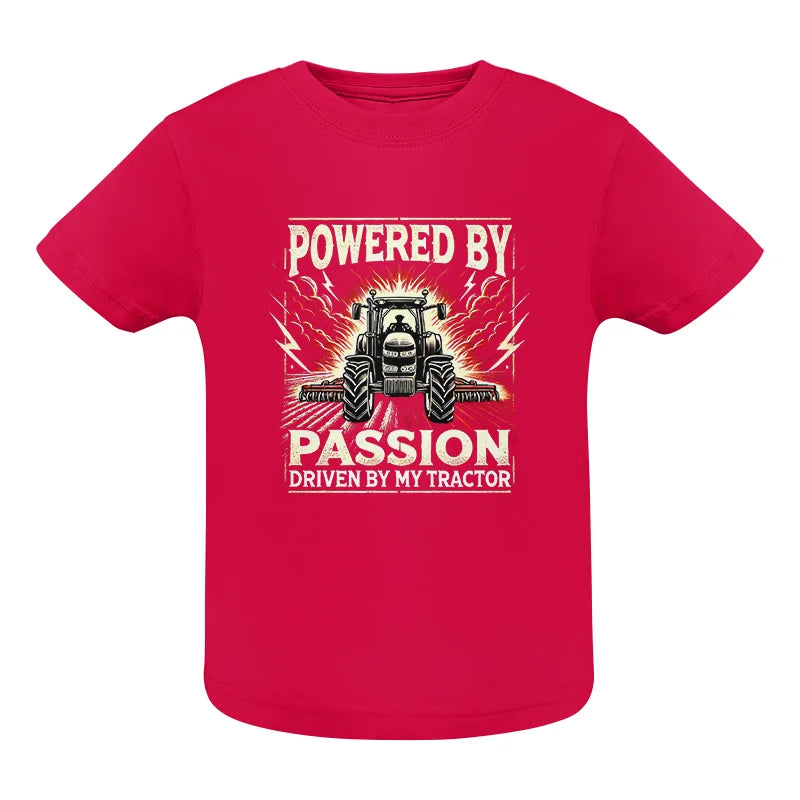 Powered By Passion Driven By My Tractor 4 - Infant Fine Jersey Tee