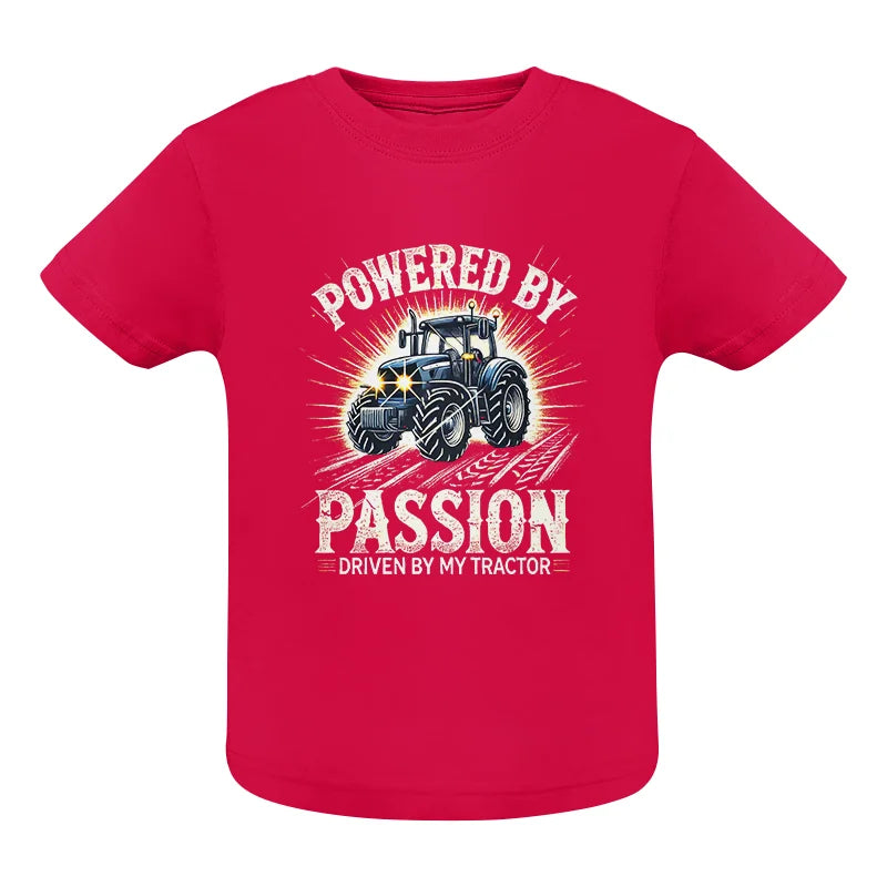 Powered By Passion Driven By My Tractor - Infant Fine Jersey Tee