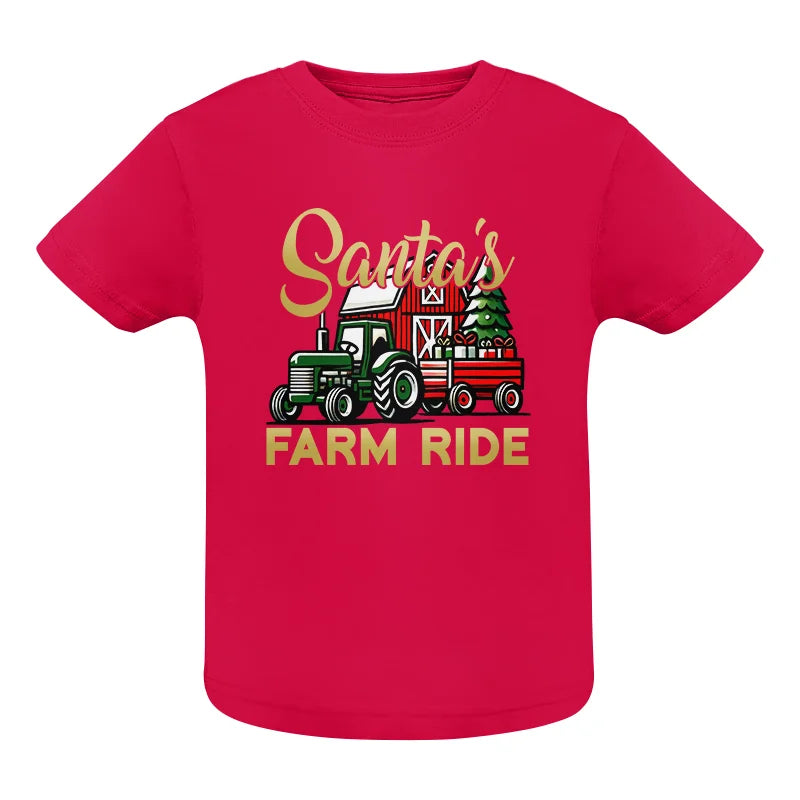 Image of Santa's Farm Ride 2 - Infant Fine Jersey Tee