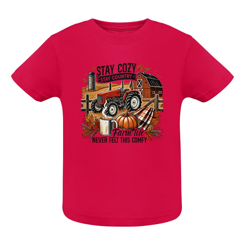 Image of Stay Cozy_Stay Country_Farm Life Never Felt This Comfy - Infant Fine Jersey Tee