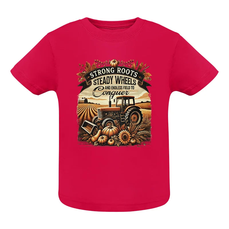 Thanksgiving Farmer Endless Fields To Conquer 2 - Infant Fine Jersey Tee