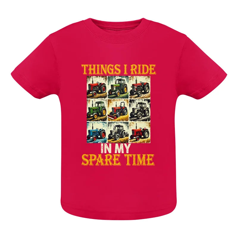 Things I Ride In My Spare Time 2 - Infant Fine Jersey Tee