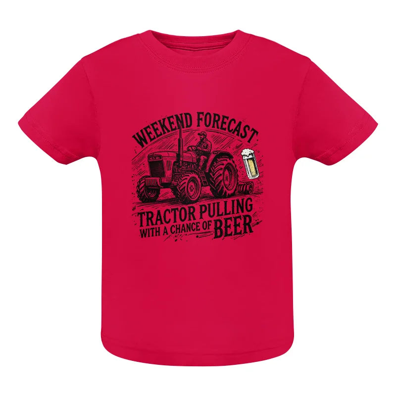 Image of Tractor With A Chance Of Beer - Infant Fine Jersey Tee