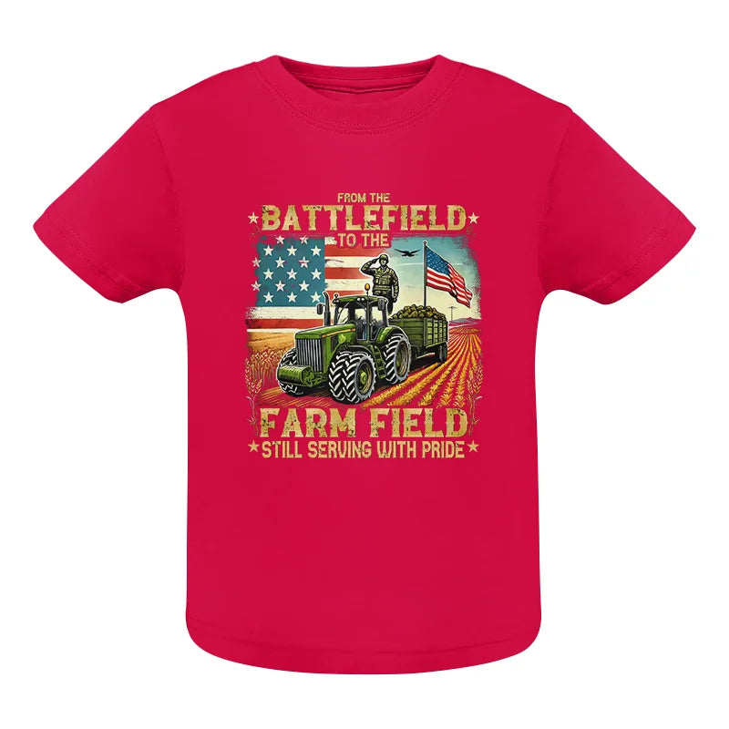 Veteran Farmer From The Battlefield To The Farm Field 2 - Infant Fine Jersey Tee