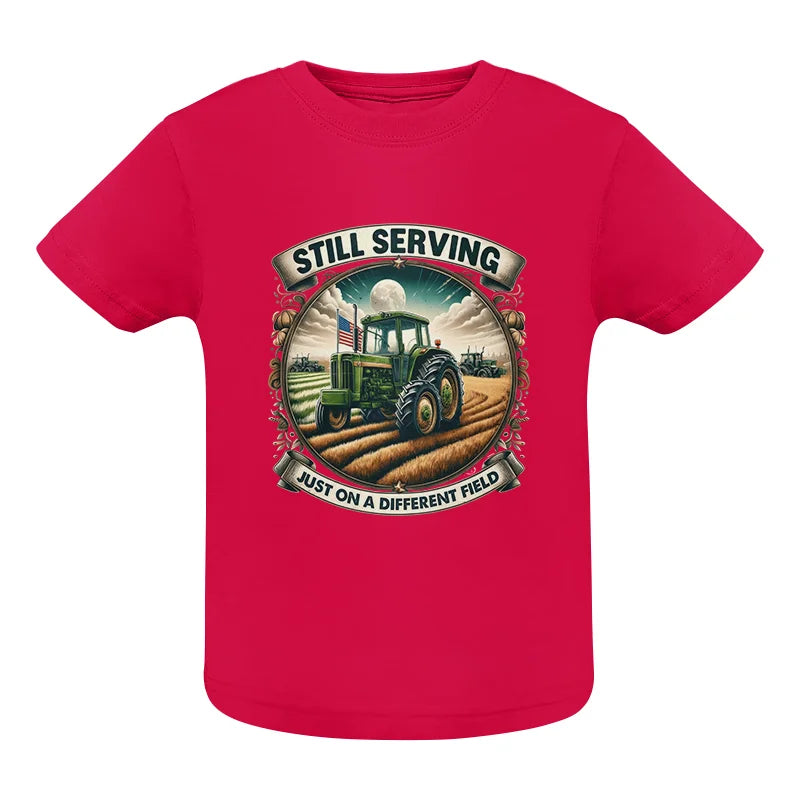 Image of Veteran Farmer Still Serving 4 - Infant Fine Jersey Tee