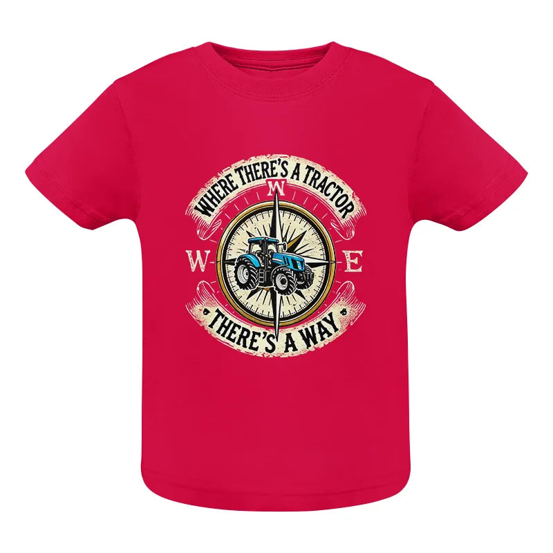 Image of Where There's A Tractor There's A Way - Infant Fine Jersey Tee