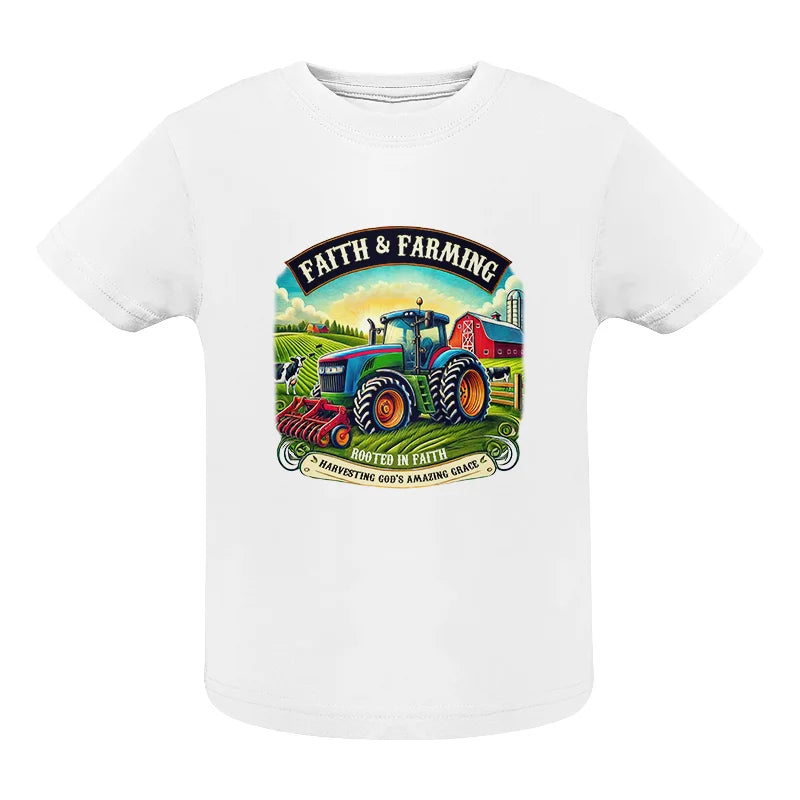 Image of Faith And Farming 2 - Infant Fine Jersey Tee