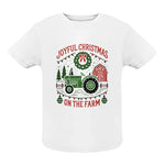 Joyful Christmas On The Farm 3 - Infant Fine Jersey Tee