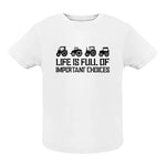 Life Is Full Of Important Choices 20 - Infant Fine Jersey Tee