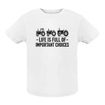 Life Is Full Of Important Choices 21 - Infant Fine Jersey Tee