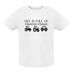 Life Is Full Of Important Choices 23 - Infant Fine Jersey Tee