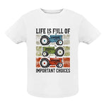 Life Is Full Of Important Choices 3 - Infant Fine Jersey Tee