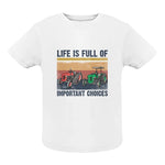 Life Is Full Of Important Choices 37 - Infant Fine Jersey Tee