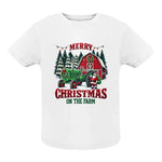 Merry Christmas On The Farm 3 - Infant Fine Jersey Tee