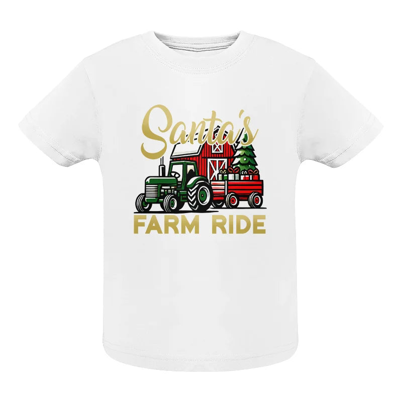 Image of Santa's Farm Ride 2 - Infant Fine Jersey Tee