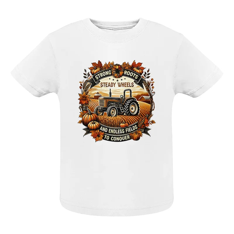 Image of Thanksgiving Farmer Endless Fields To Conquer 1 - Infant Fine Jersey Tee