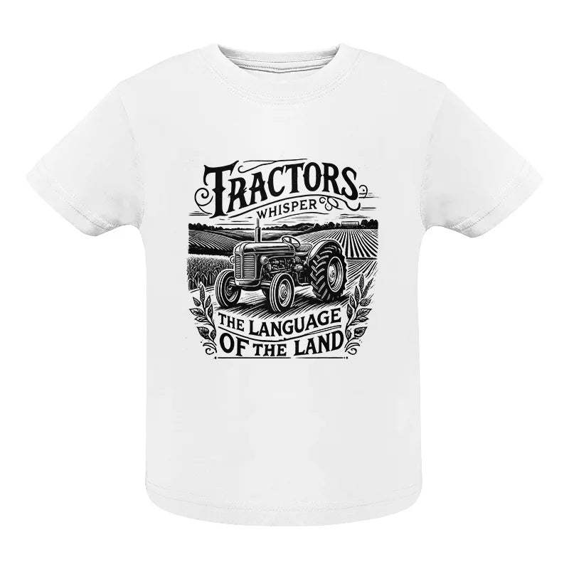 Image of Tractors Whisper The Language Of The Land 1 - Infant Fine Jersey Tee