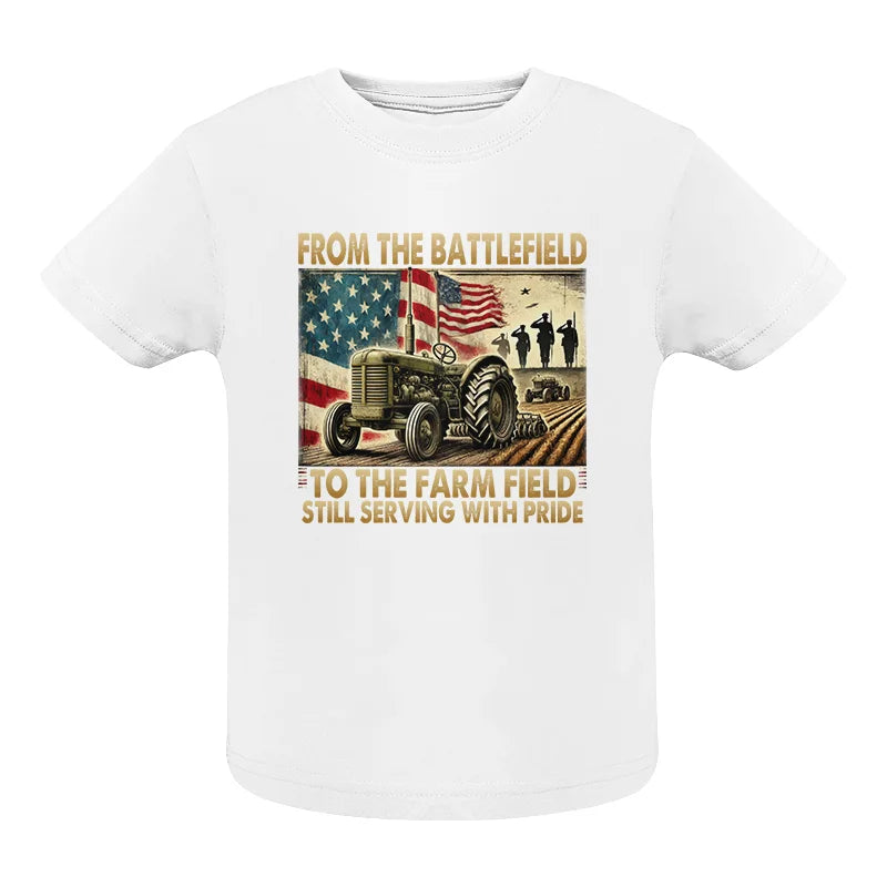 Veteran Farmer From The Battlefield To The Farm Field 1 - Infant Fine Jersey Tee