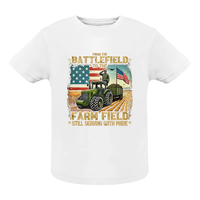 Veteran Farmer From The Battlefield To The Farm Field 2 - Infant Fine Jersey Tee