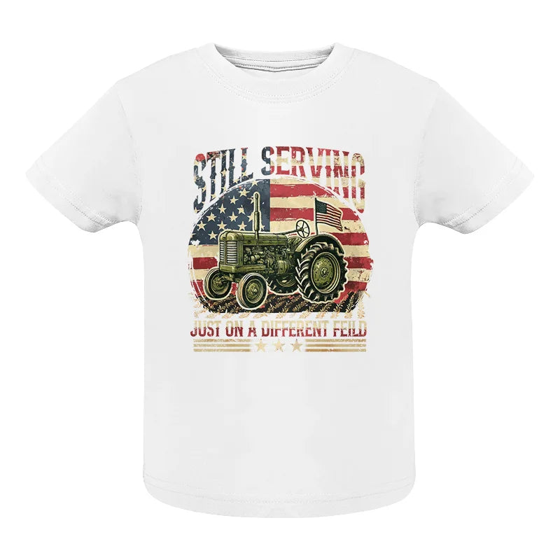 Veteran Farmer Still Serving 10 - Infant Fine Jersey Tee