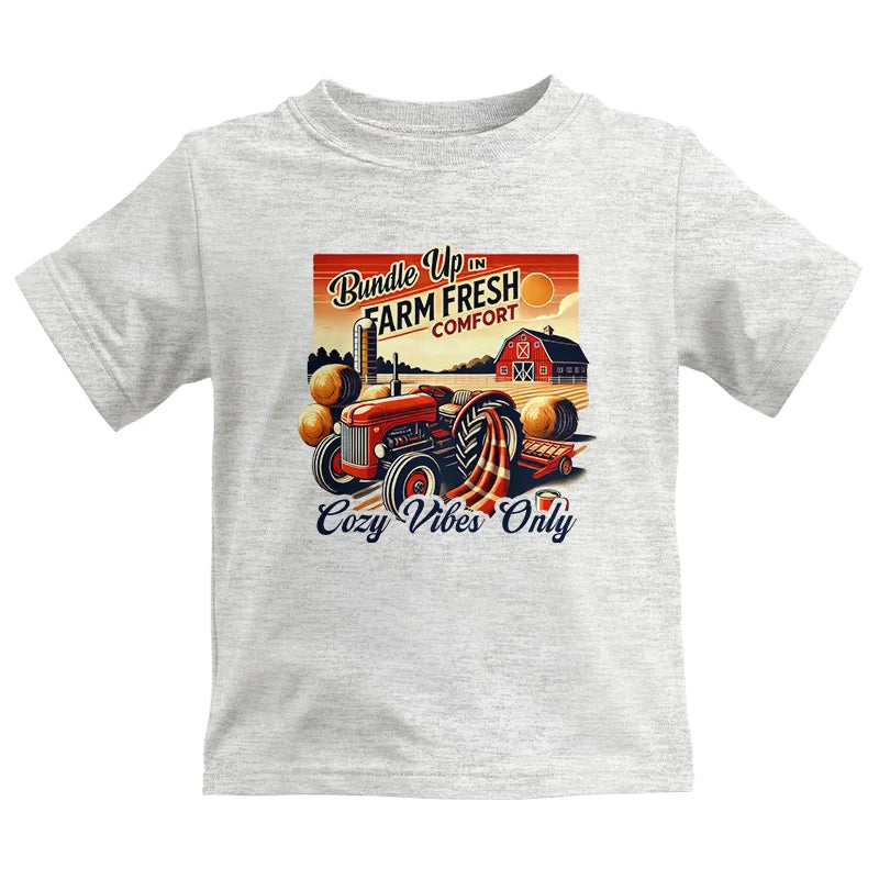 Bundle Up in Farm Fresh Comfort_Cozy Vibes Only 2 - Kids Heavy Cotton™ Tee