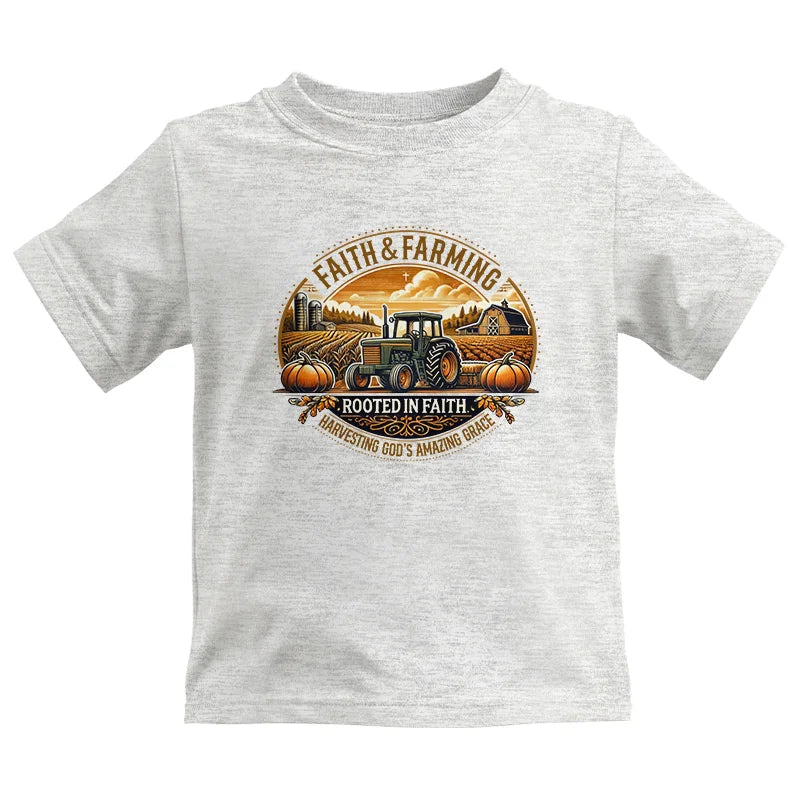 Image of Faith And Farming 1 - Kids Heavy Cotton™ Tee