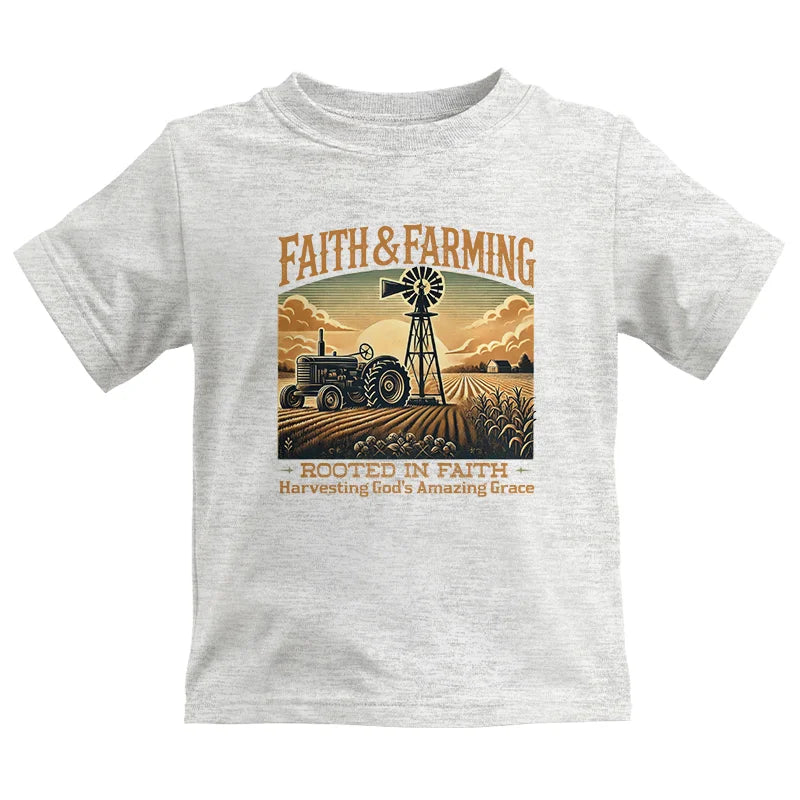 Image of Faith And Farming 3 - Kids Heavy Cotton™ Tee