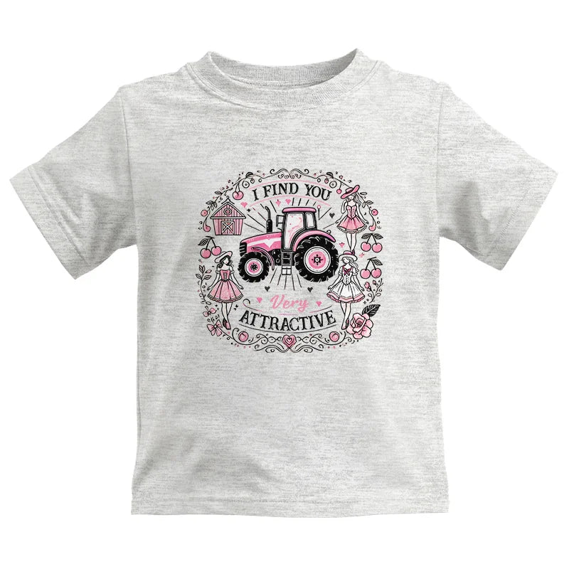 I Find You Very Attractive Pink Cherry - Kids Heavy Cotton™ Tee