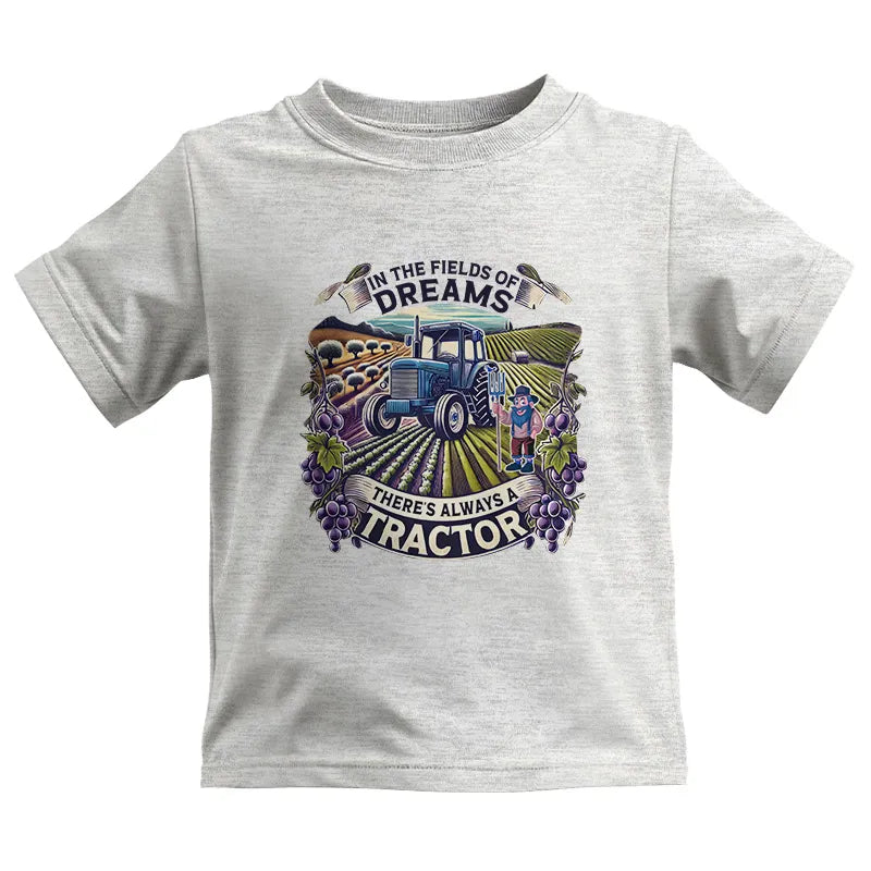 Image of In The Fields Of Dreams There's Always A Tractor 1 - Kids Heavy Cotton™ Tee