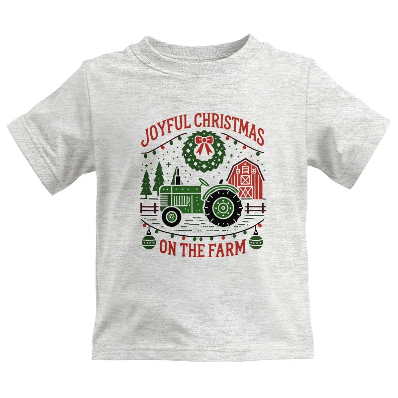 Joyful Christmas On The Farm 3 - Kids Heavy Cotton™ Tee