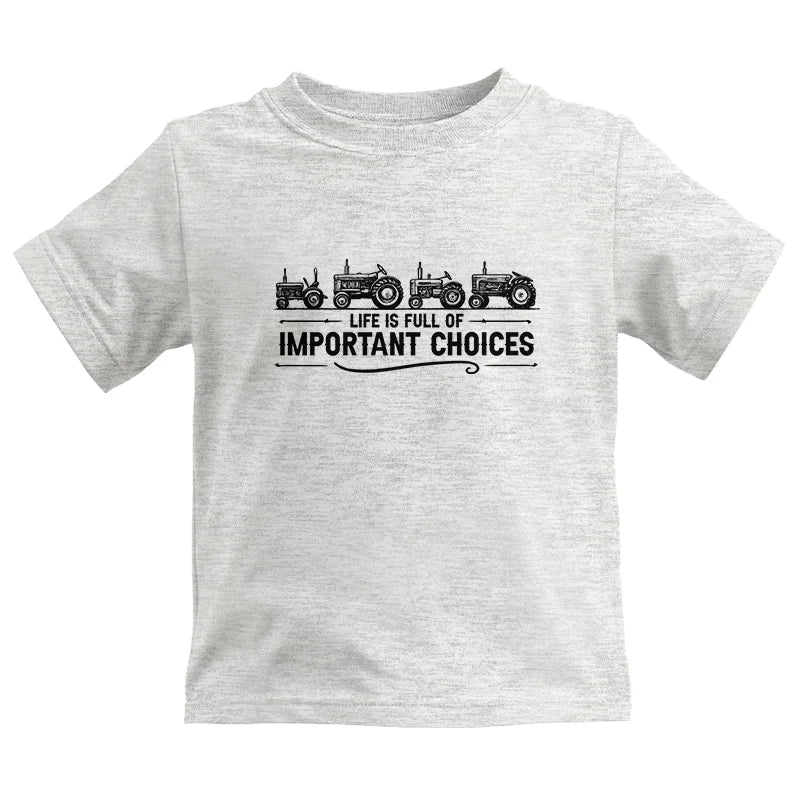 Image of Life Is Full Of Important Choices 12 - Kids Heavy Cotton™ Tee