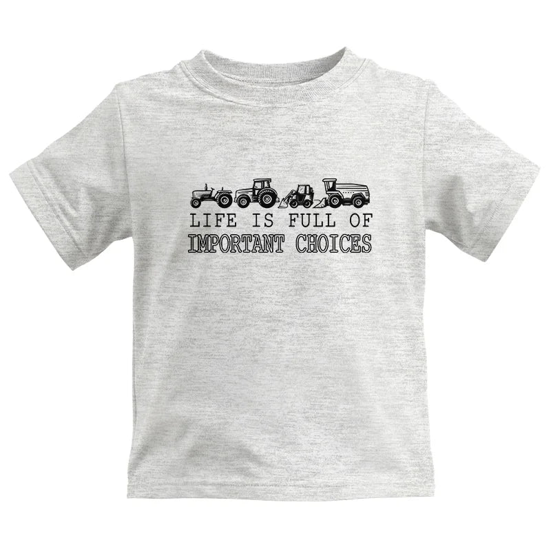 Life Is Full Of Important Choices 14 - Kids Heavy Cotton™ Tee