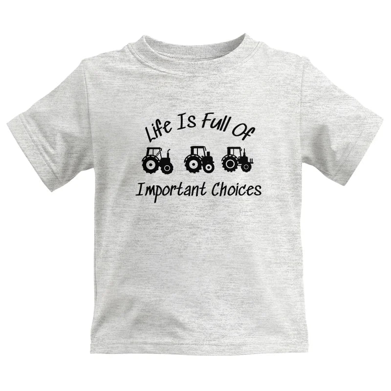 Image of Life Is Full Of Important Choices 15 - Kids Heavy Cotton™ Tee